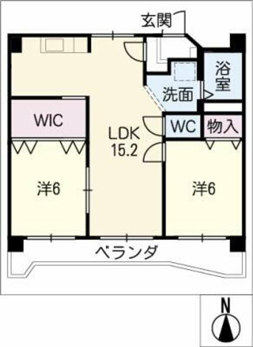 レジデンス恒和の間取り