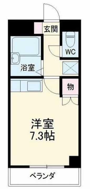 愛知県名古屋市港区津金2丁目(マンション)の賃貸物件502の間取り