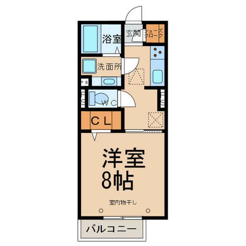 アビデハウス102の間取り