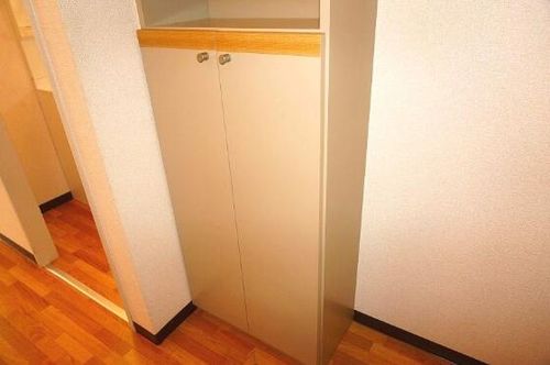 グリーンハイツ二色B棟201の玄関