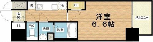 メルディア大正DCの間取り