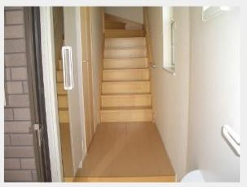 ノイハウスA(オール電化)201の玄関