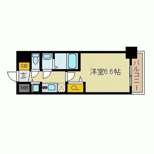 プレサンス名古屋STATIONフレアの間取り