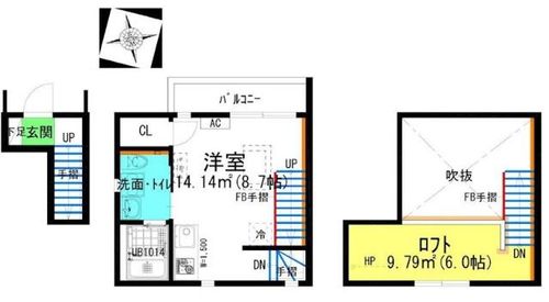 ACCOMMO岩塚の間取り