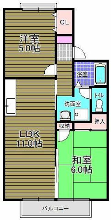 シャトー・ド・イワネ17号館の間取り