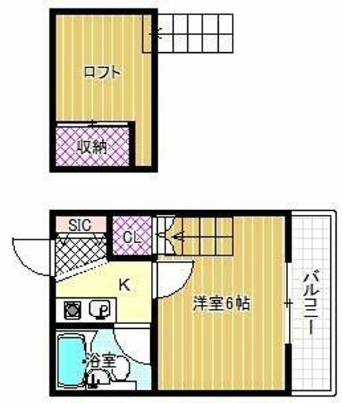 ヨーロピアン22番館の間取り
