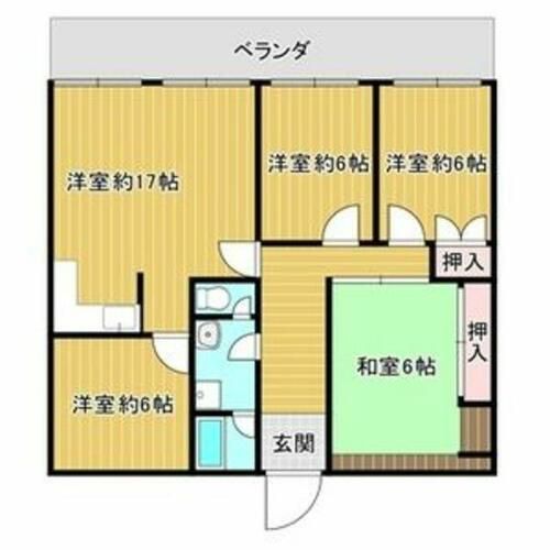 丸正ハイツの間取り