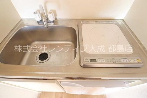 大阪府大阪市都島区都島北通2丁目(マンション)の賃貸物件のキッチン