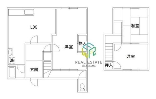 和歌山県和歌山市和田(一戸建)の賃貸物件の間取り