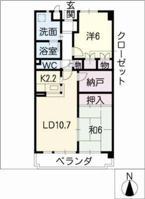 グランドパーク3Cの間取り