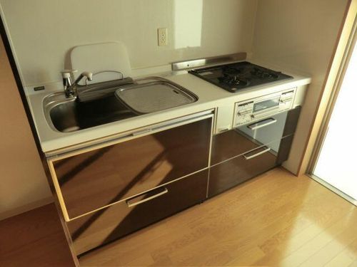 愛知県名古屋市熱田区西郊通5丁目(マンション)の賃貸物件のキッチン