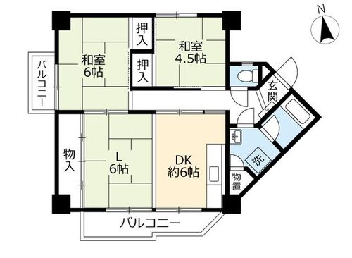 UR高座台1050603の間取り