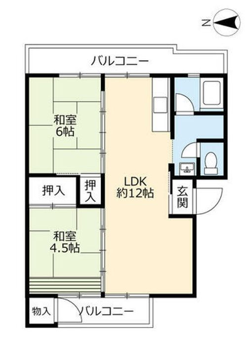 UR藤山台1100506の間取り