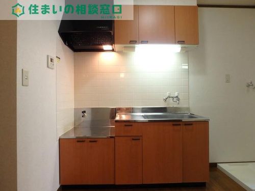 愛知県岡崎市鴨田町字荒子(アパート)の賃貸物件のキッチン