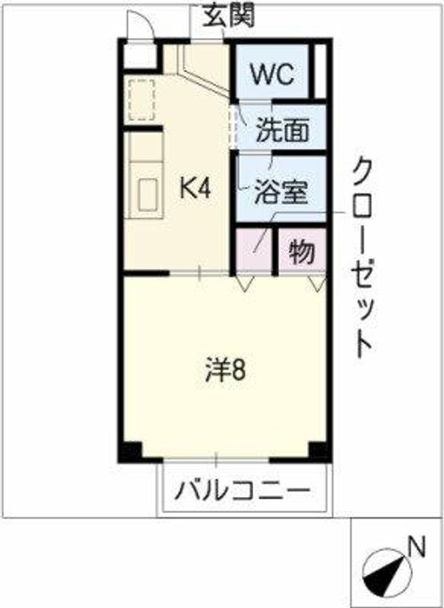 リヴェール浅野110の間取り