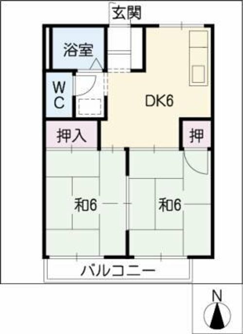 ストリングスフジの間取り