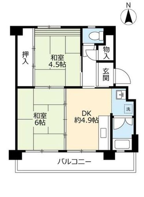 UR上高丸0200206の間取り