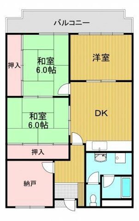 パークヒルズオーカの間取り