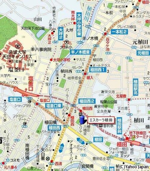 エスカーラ植田1Bの地図