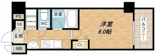 アドバンス大阪城レガーレの間取り