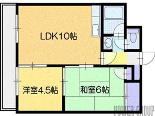 こりんごハイツCの間取り