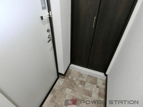 プリオール恵庭の玄関