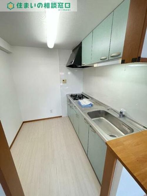 愛知県岡崎市柱6丁目(マンション)の賃貸物件のキッチン