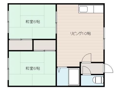 コーポ明和の間取り