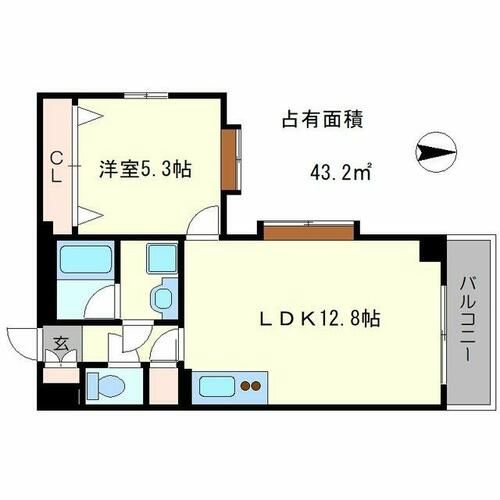 ウィステリア参番館の間取り