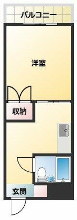 瓜破シャルマンの間取り