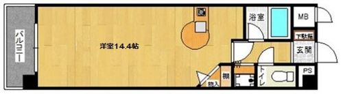 朝日プラザ小倉足立402の間取り
