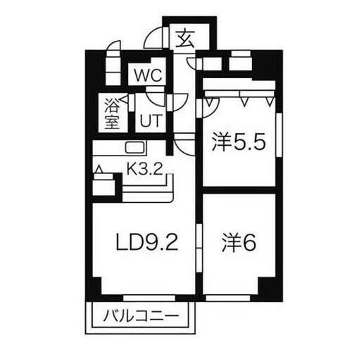 センタービル913の間取り