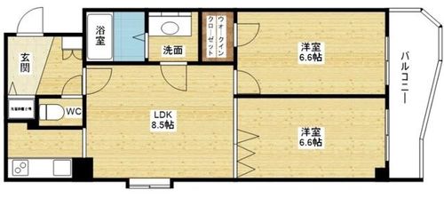 ノルデンタワー新大阪アネックスの間取り