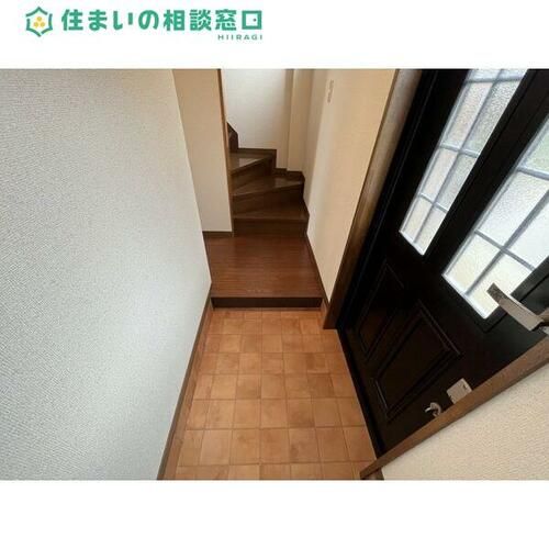 愛知県西尾市鵜ケ池町中屋敷(テラスハウス)の賃貸物件の玄関