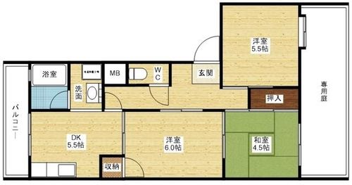 ダフゴ第1マンションの間取り