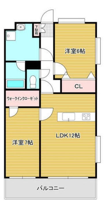 エミネント華里407の間取り