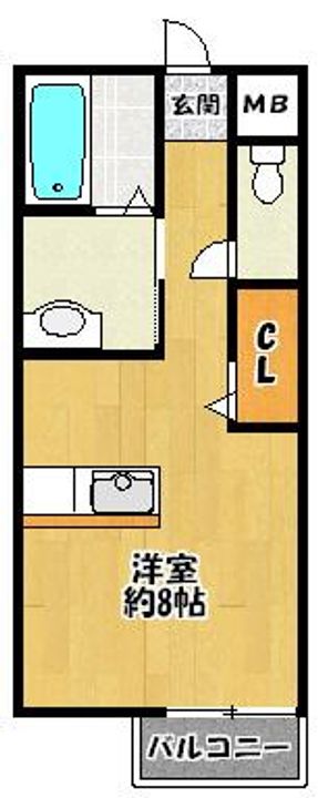 アトム南が丘の間取り