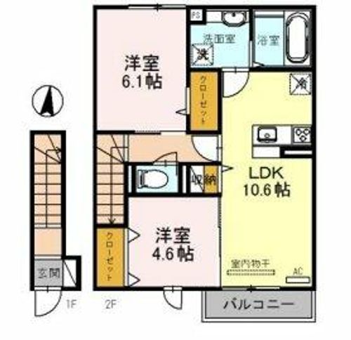 オーロラアーク五色山の間取り