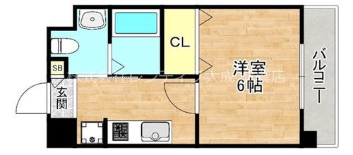 大阪府大阪市生野区小路1丁目(マンション)の賃貸物件の間取り