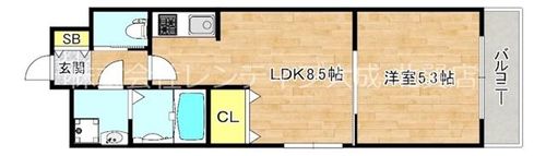 大阪府大阪市平野区加美北3丁目(アパート)の賃貸物件の間取り