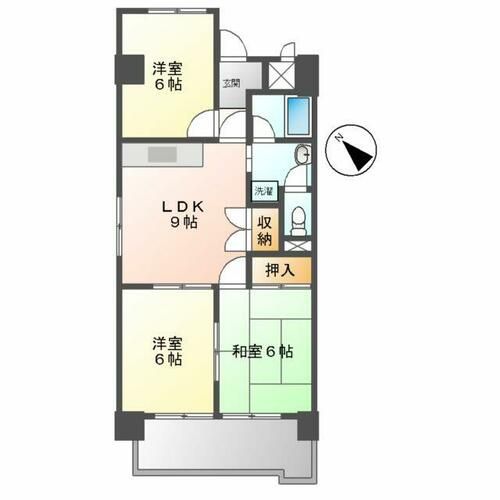 シティアーク新栄1002の間取り