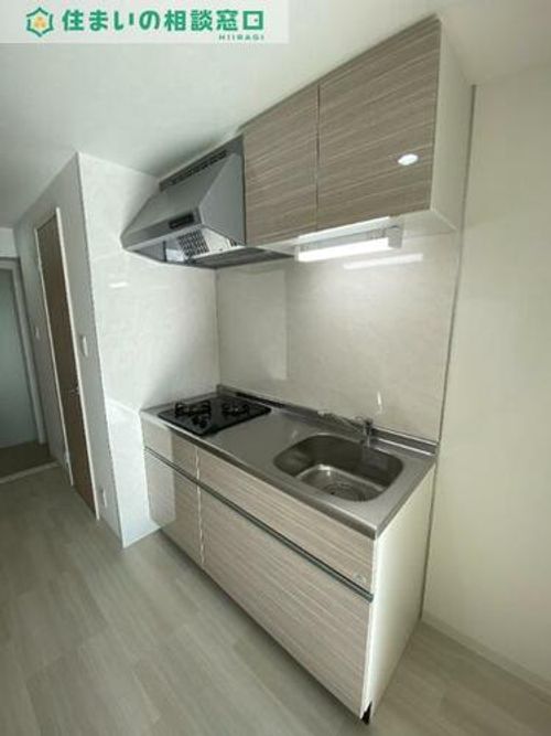 愛知県岡崎市柱1丁目(マンション)の賃貸物件のキッチン