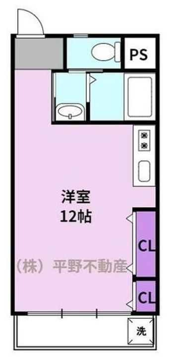 ロックフィル安武301の間取り