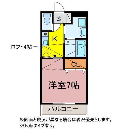 ガーデンコートOHSHIMIZU203の間取り
