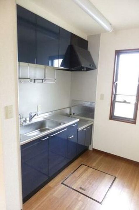 福岡県北九州市小倉南区蜷田若園1丁目(アパート)の賃貸物件のキッチン