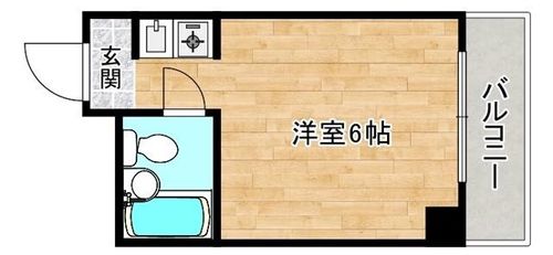 大阪府大阪市旭区清水3丁目(マンション)の賃貸物件の間取り