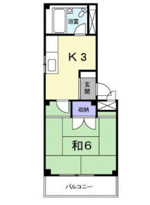 第2パークサイドハイツ301の間取り