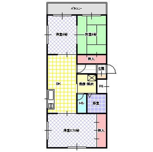 リバーサイド仁和寺501の間取り