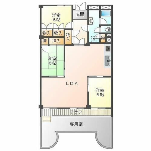 パラッシオ舞子の間取り