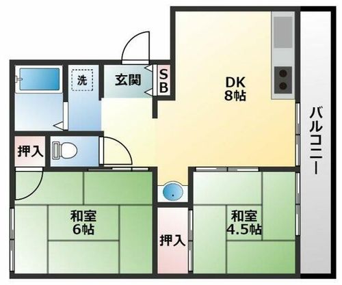 フジイハイツの間取り